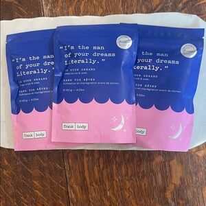 Frank Body Sleep Scrub & Soak 3 pack